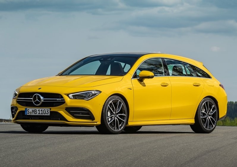 CLA 35 Shooting Brake ön ve yan gövde çizgileri