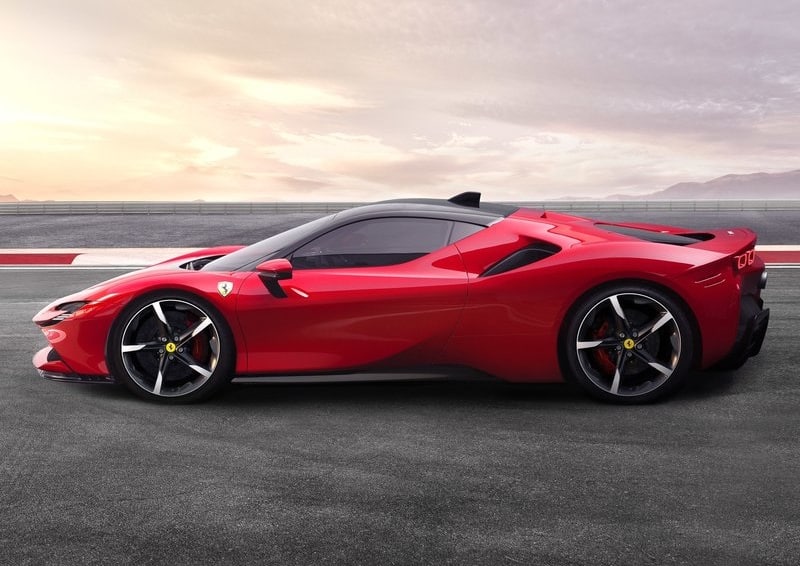Ferrari Sf90 Stradale otomobil arşiv görseli