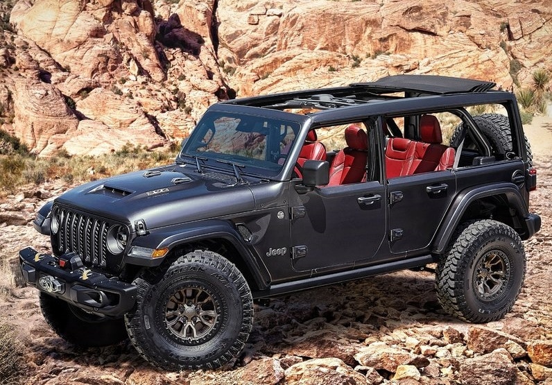 Jeep Wrangler Rubicon 392 Concept önden görünüm
