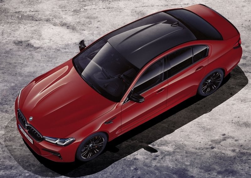 BMW M5 Competition arka bölüm görünümü