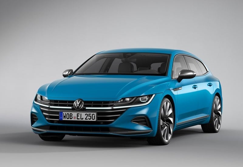 Arteon Shooting Brake ön üç çeyrek stüdyo görünüm