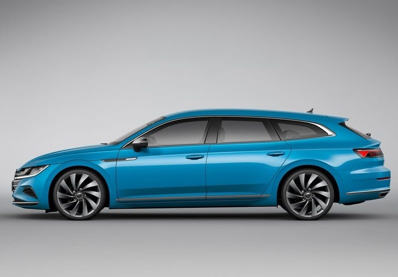 Arteon Shooting Brake mavi gövde profili