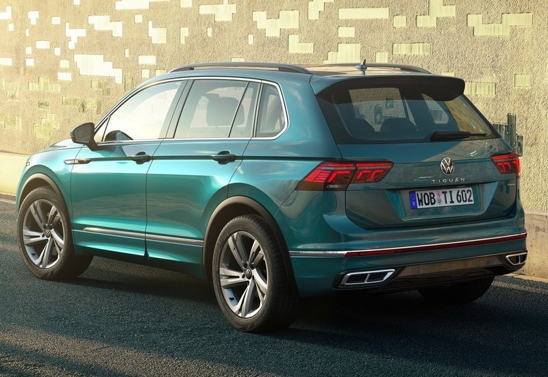 Volkswagen Tiguan arka ve yan gövde görünümü