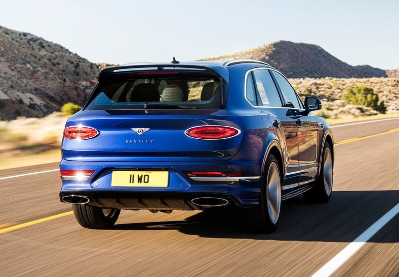 Bentley Bentayga Speed iç mekan