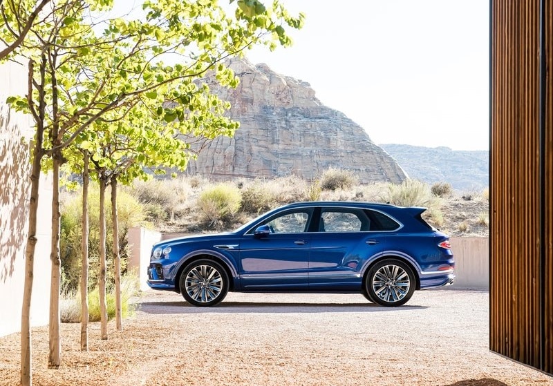 Bentley Bentayga Speed koltuk ayrıntıları