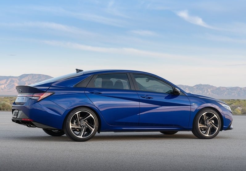 2021 Hyundai Elantra N Line otomobil arşiv görseli