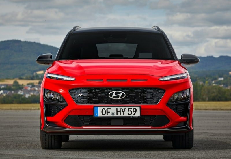 Mayıs 2021 Hyundai Kona fiyat listesi için Hyundai Kona N Line ön görünümü