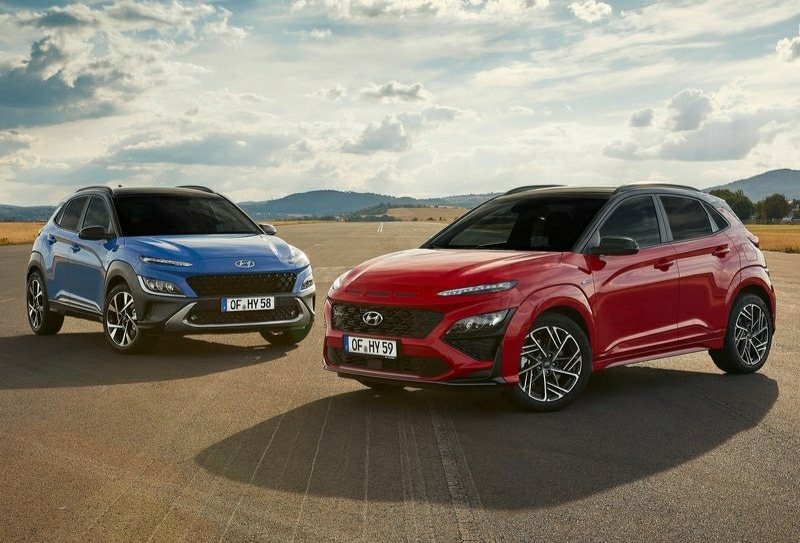 Standart Hyundai Kona ve Kona N Line birlikte