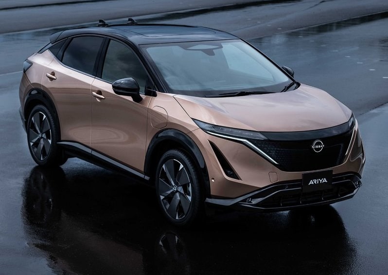 Nissan Ariya elektrikli crossover ön görünümü