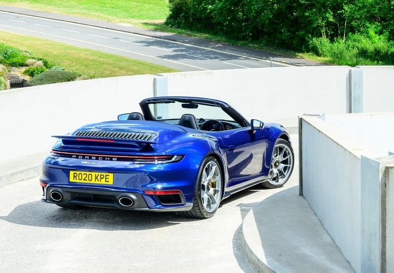 911 Turbo S Cabriolet gövde görünümü