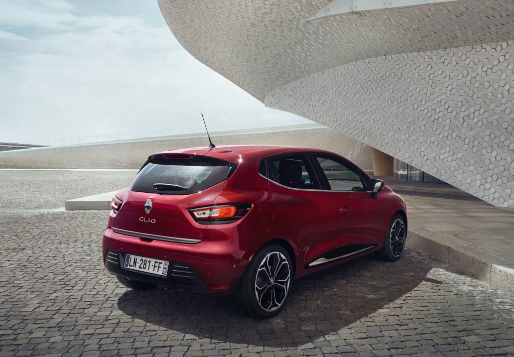 Renault Clio arka bölüm arşiv fotoğrafı