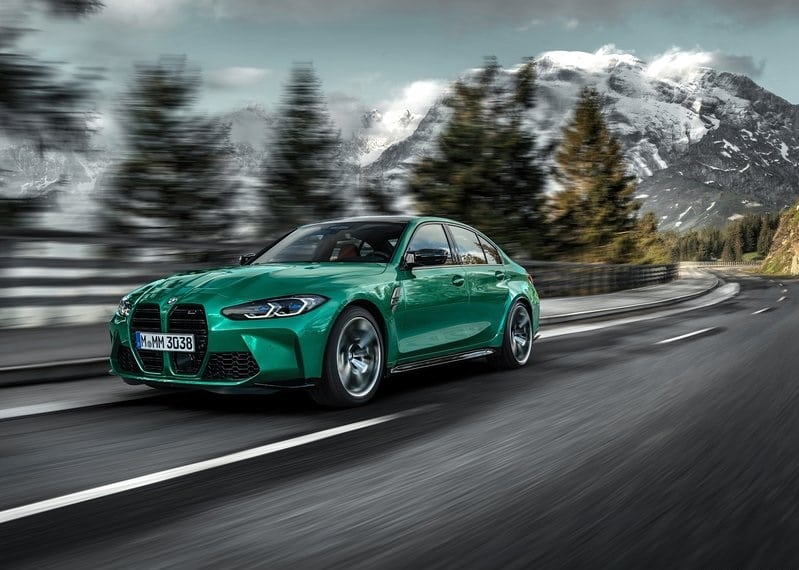 BMW M3 G80 kokpit görünümü