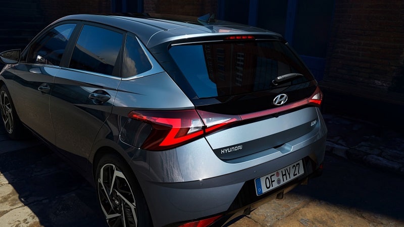 Hyundai i20 arka ve yan görünüm