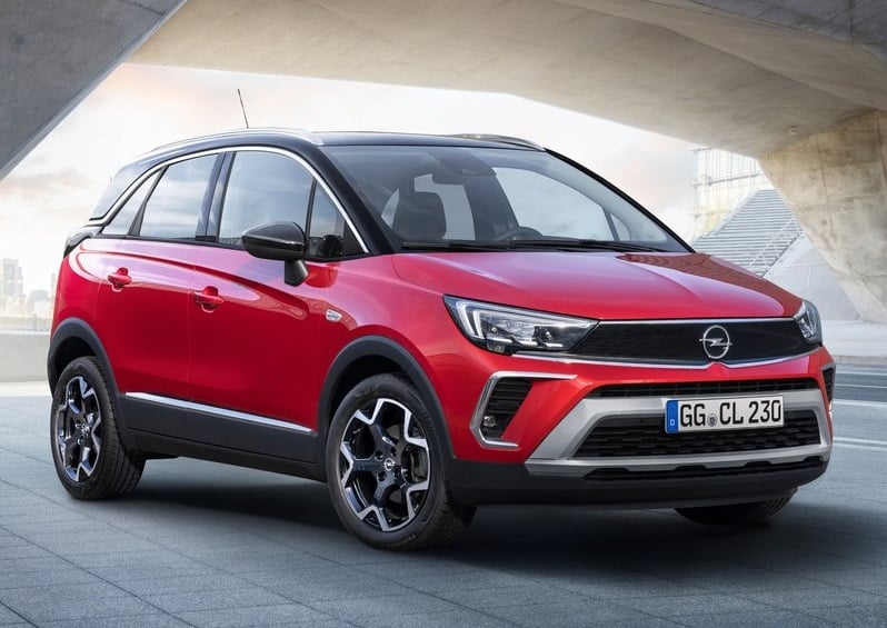 Opel Crossland ön bölüm ve Vizor paneli