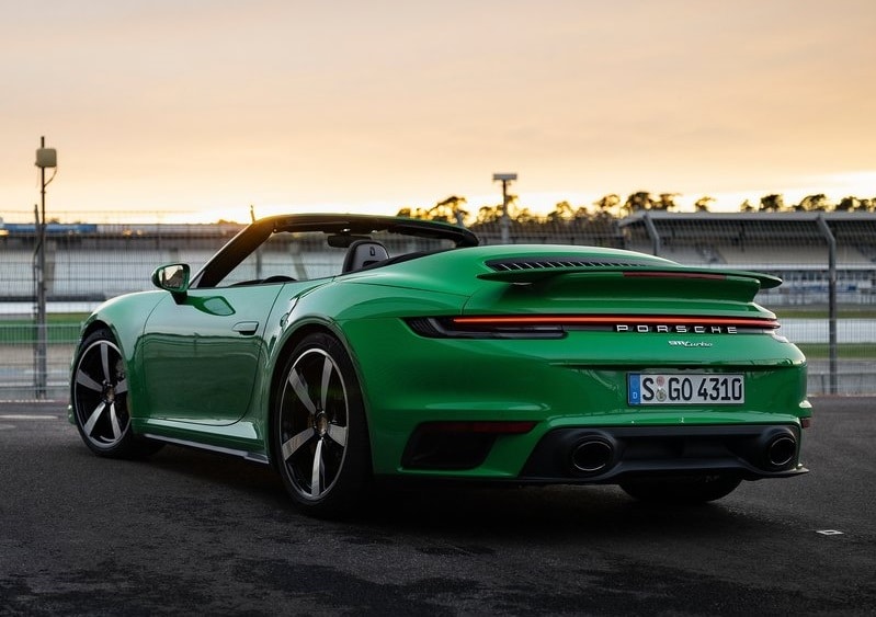 911 Turbo Cabrio yan gövde ayrıntısı