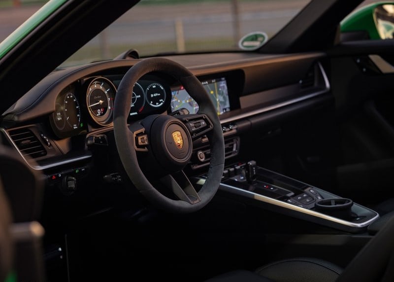 Porsche 911 Turbo Cabrio kokpit
