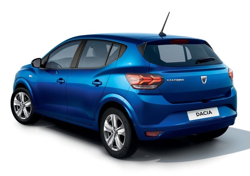 Dacia Sandero stüdyo arka görünüm