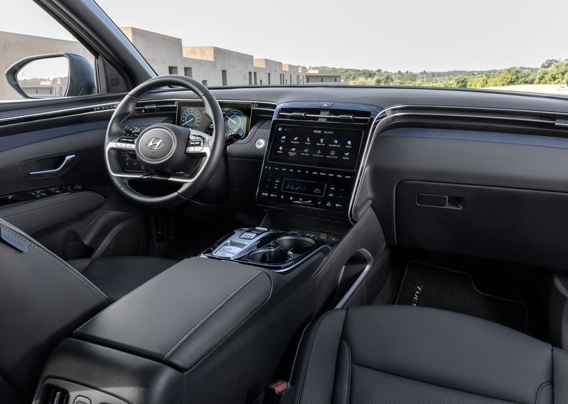 Hyundai Tucson ön kabin ve orta konsol