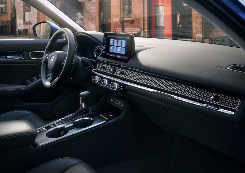 Honda Civic ön konsolu petek desenli havalandırma paneli