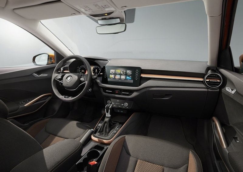 Skoda Fabia iç mekan detayları