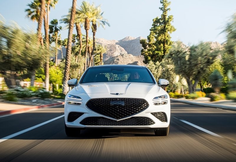 2022 Genesis G70 otomobil arşiv görseli