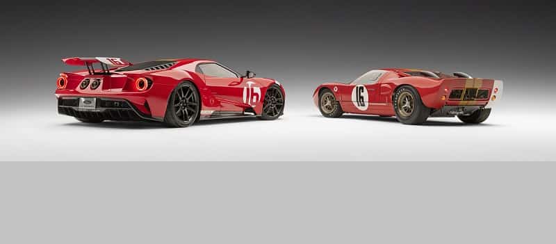 Ford GT Alan Mann Heritage Edition kırmızı altın gövde