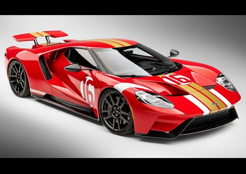 Ford GT Alan Mann Heritage Edition yarış şeritleri