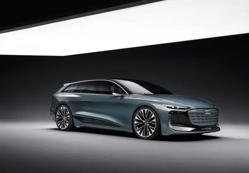 Concept Audi A6 Avant E Tron otomobil arşiv görseli