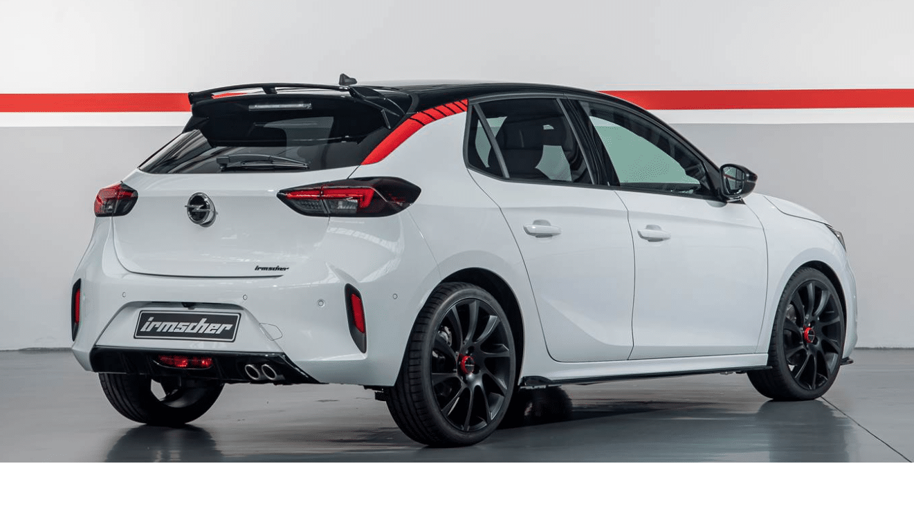 Opel Corsa Tuned by Irmscher arka tasarım görünümü