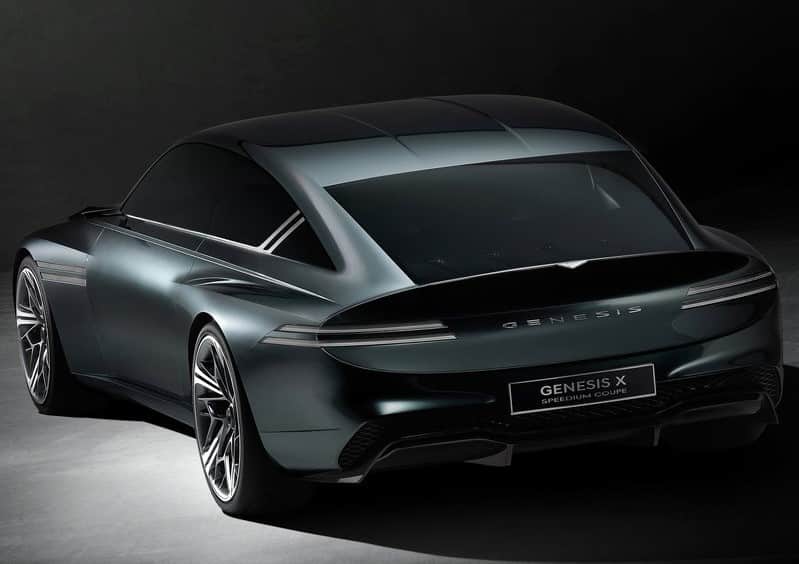 Genesis X Speedium Coupe yan profil ve Inje Green gövde rengi
