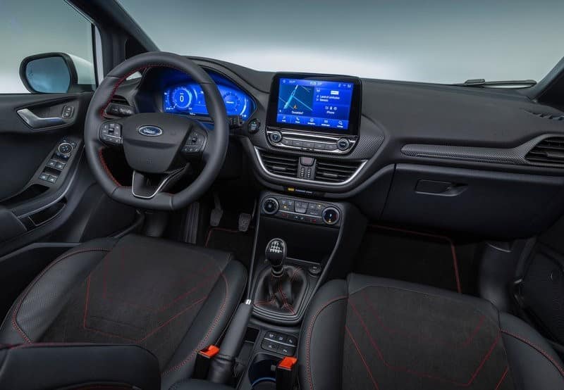 Ford Fiesta iç mekan ayrıntısı