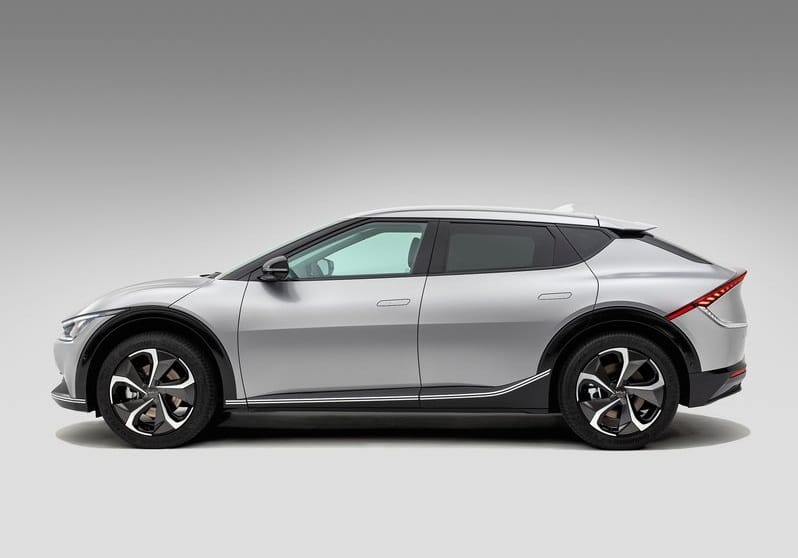 2023 Kia EV6 Aralık Fiyat Listesi için Kia EV6 yan profil görünümü