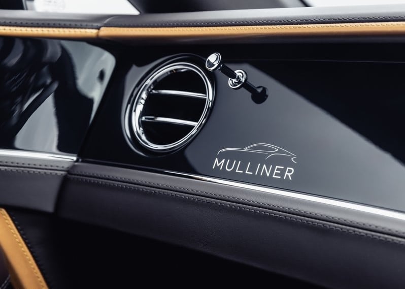 Continental GT Mulliner kabin detayı