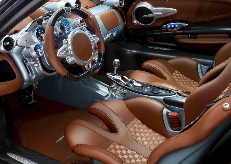 Huayra Codalunga iç mekan görünümü