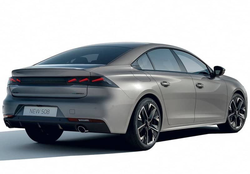 Peugeot 508 arka gövde çizgisi ve stop lambaları