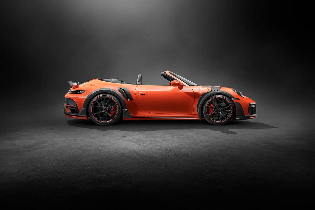 Turuncu GTstreet R Cabriolet yan profili