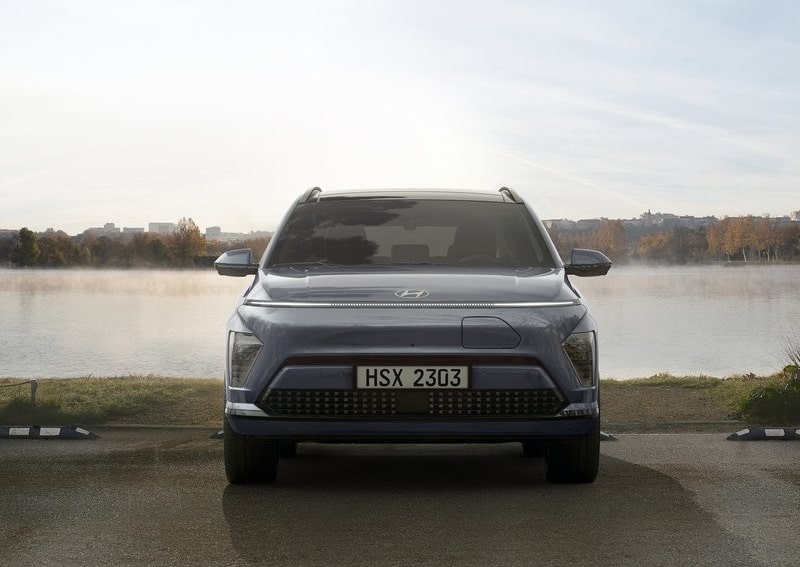Yeni nesil Hyundai Kona doğrudan ön görünümü