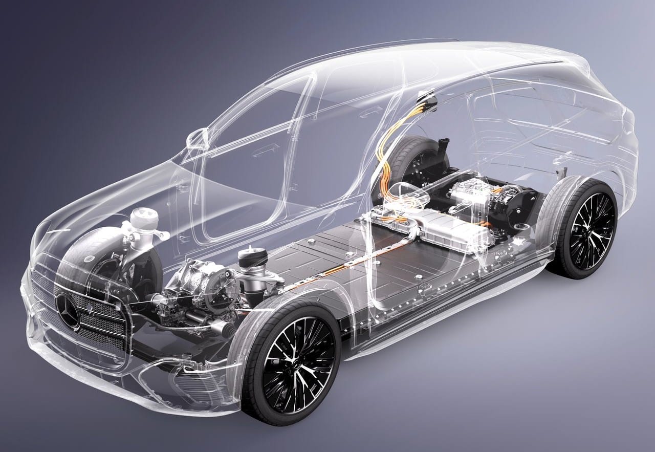 Mercedes-Benz GLC elektrikli SUV dış görünümü